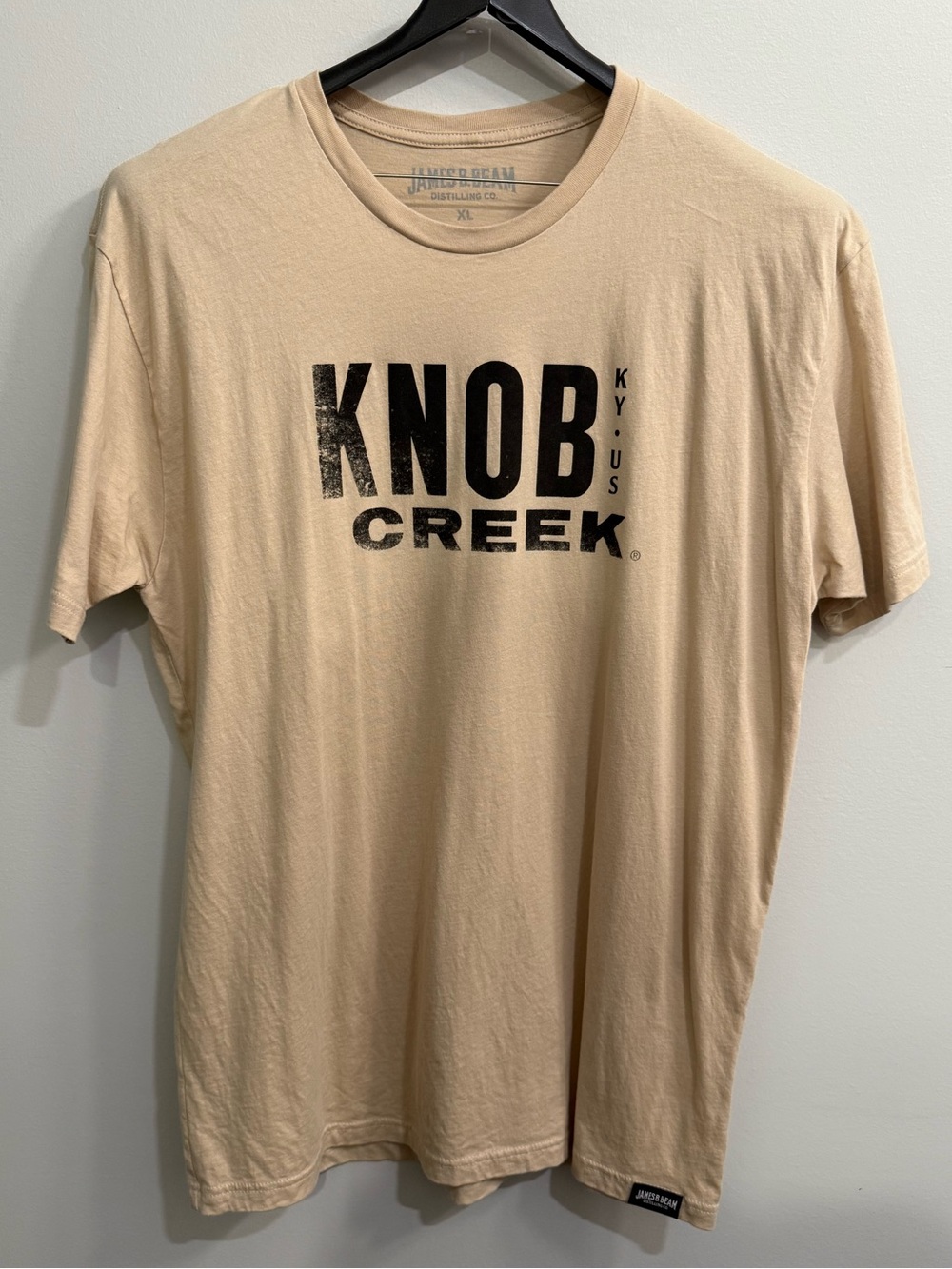 James B. Beam - Knob Creek Whiskey T-Shirt - Tan - XL